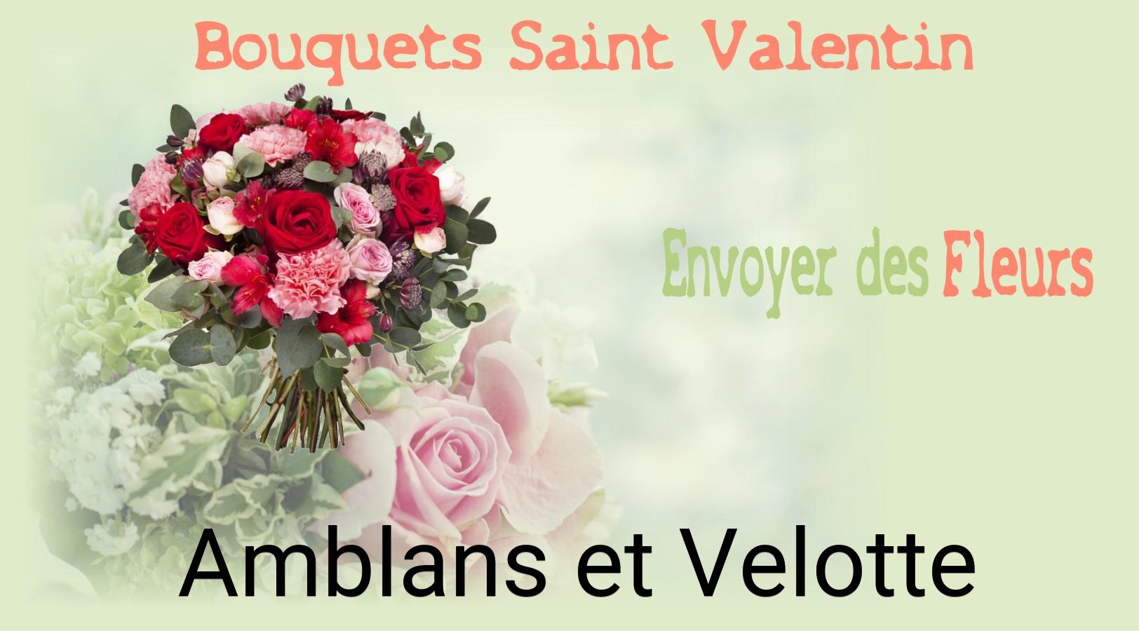 Roses de Saint-Valentin livrées à Amblans-et-Velotte
